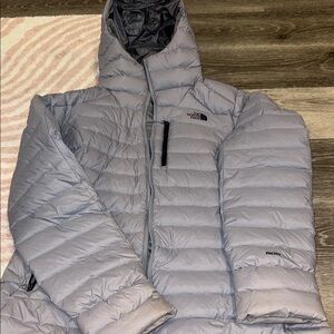 The North Face Light Gray Insulated Jacket